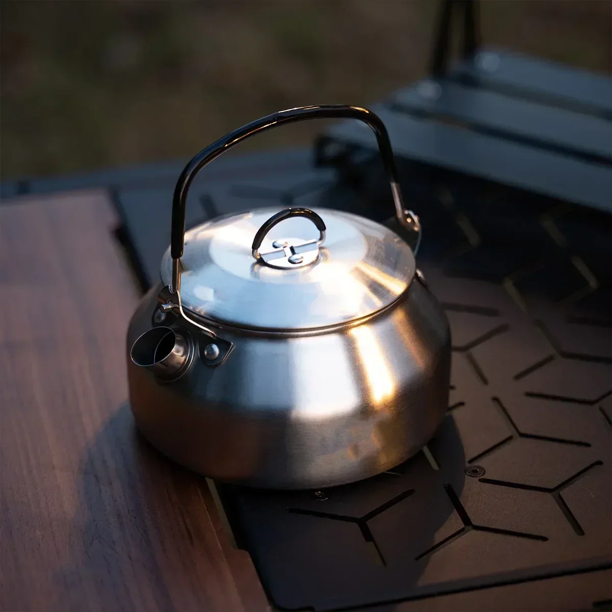 Coffee Equipment Travel Bag - Stainless Steel Kettle 0.8L Portable Ultra
