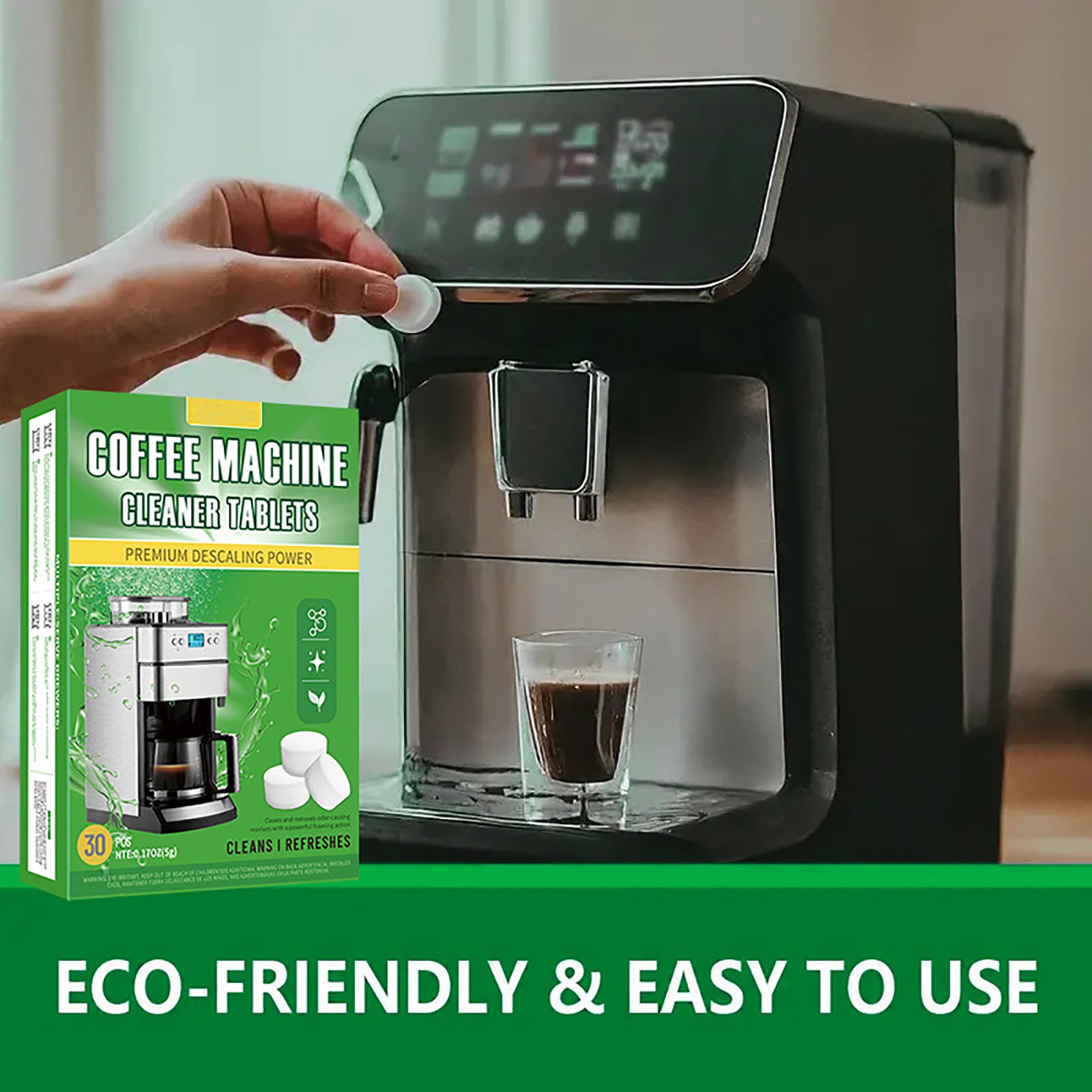 Coffee Equipment Cleaner - Coffee Machine Cleaning Tablet Effervescent Tablet