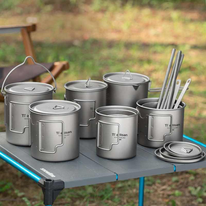 Coffee Equipment Travel Bag - Tiartisan Outdoor Titanium Lightweight Portable Tea