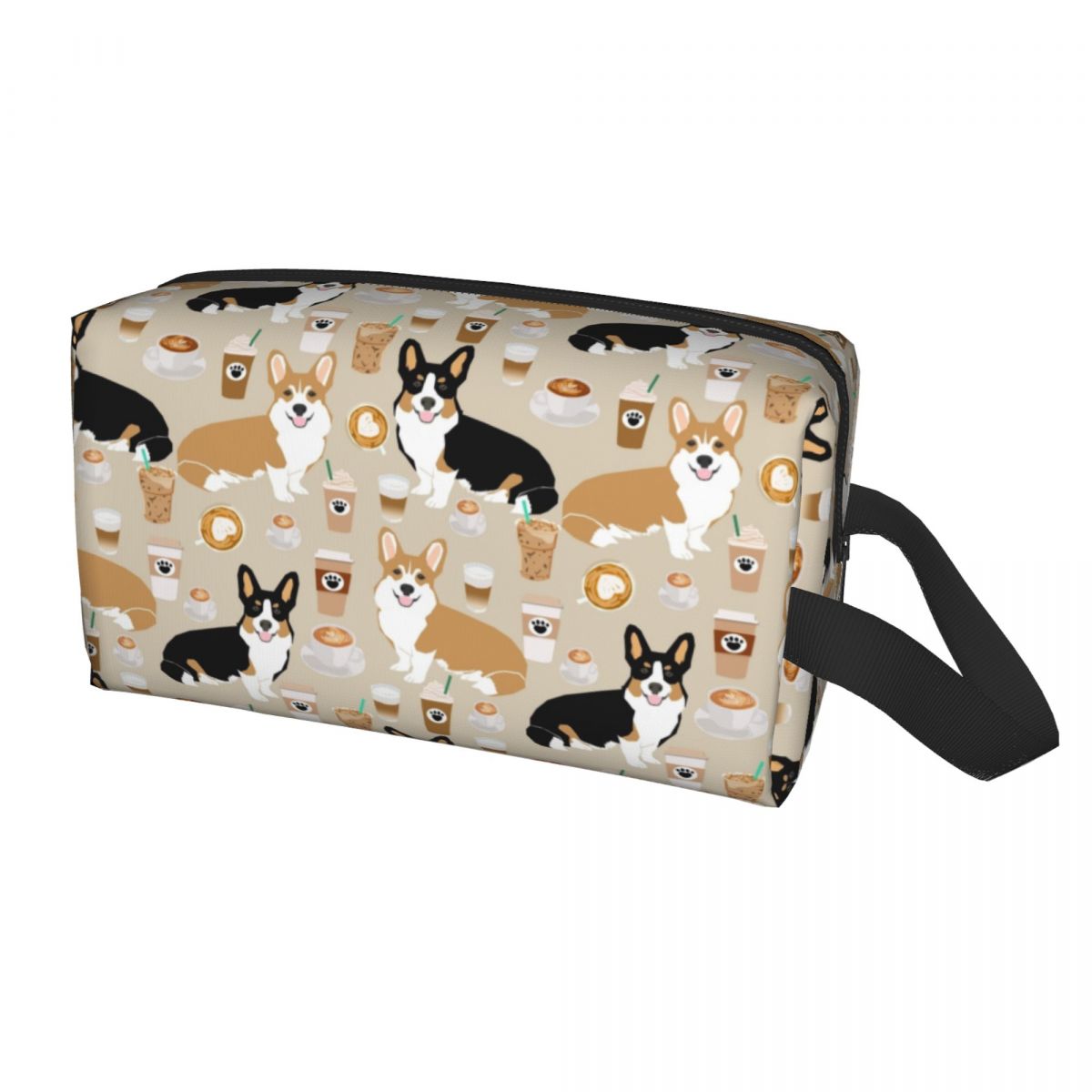 Coffee Equipment Travel Bag - Custom Cute Coffee Welsh Corgis Dog