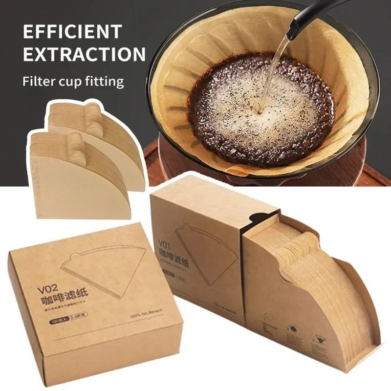 Coffee Equipment Cleaner - Wood Pulp 02 Cone Filter Pour