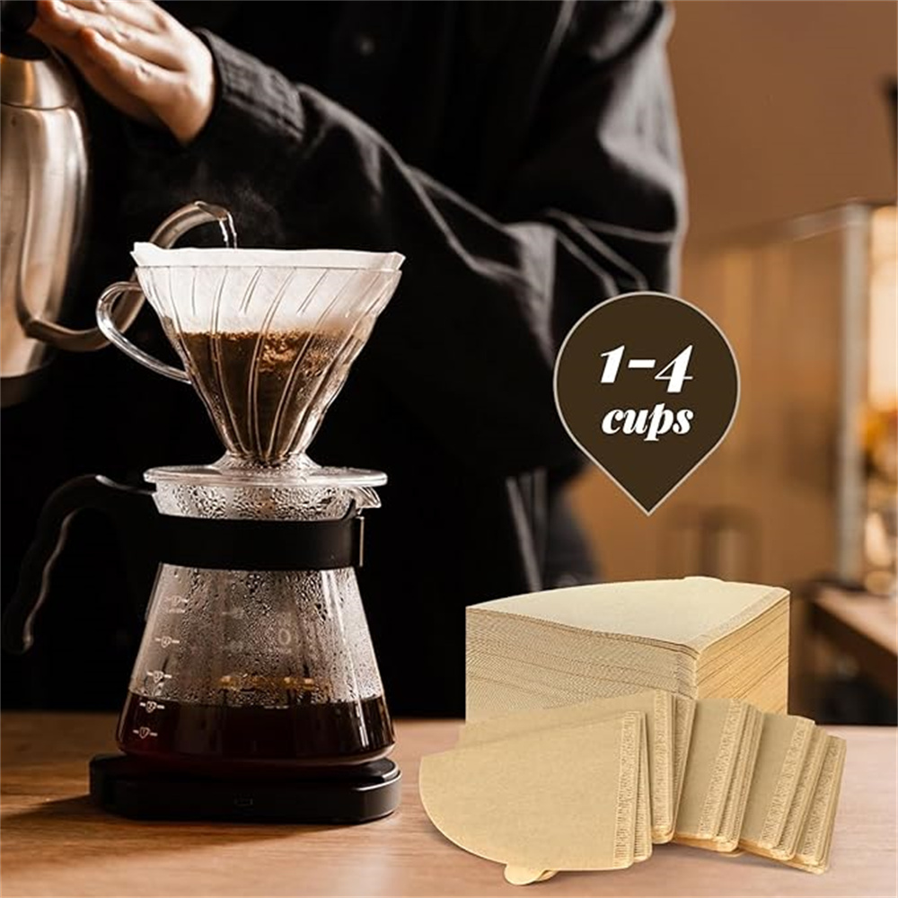 100PCS Coffee Filter Paper V-S - Coffee Equipment Cleaner ulasan dan harga