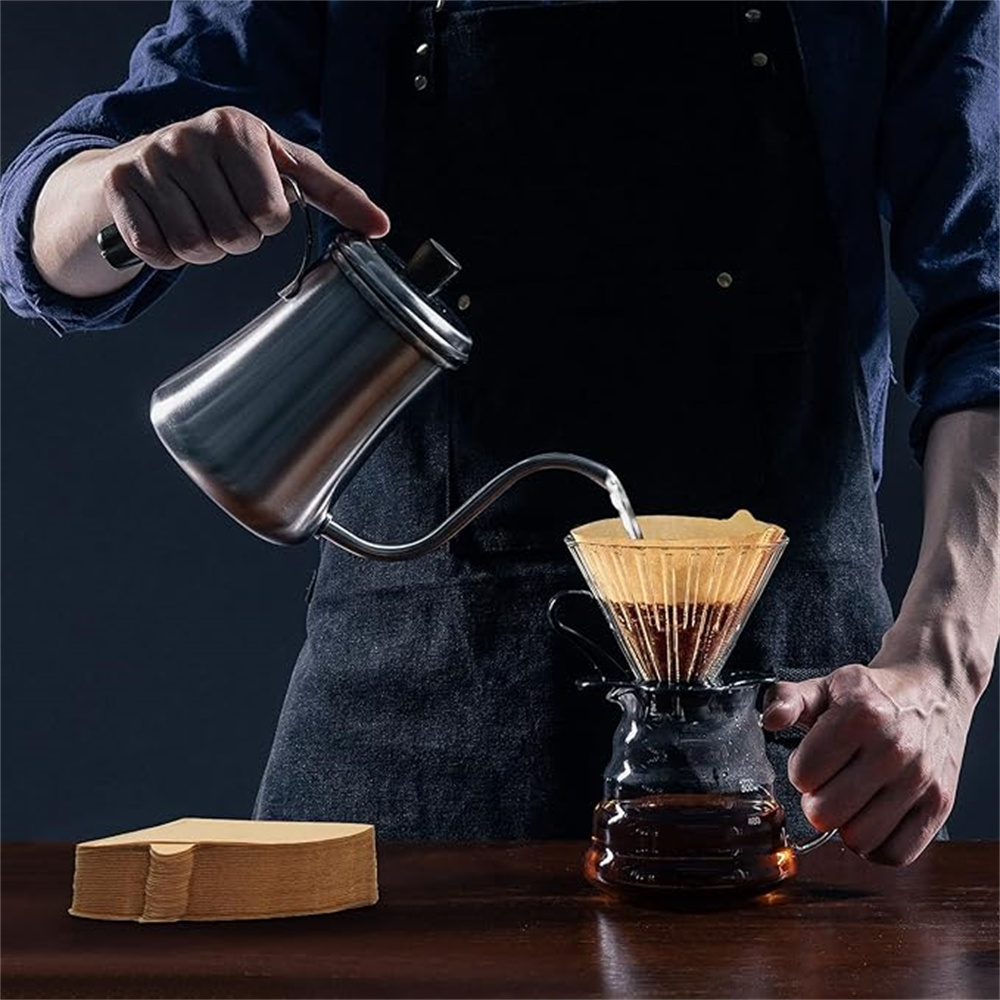 100PCS Coffee Filter Paper V-S - Coffee Equipment Cleaner ulasan dan harga