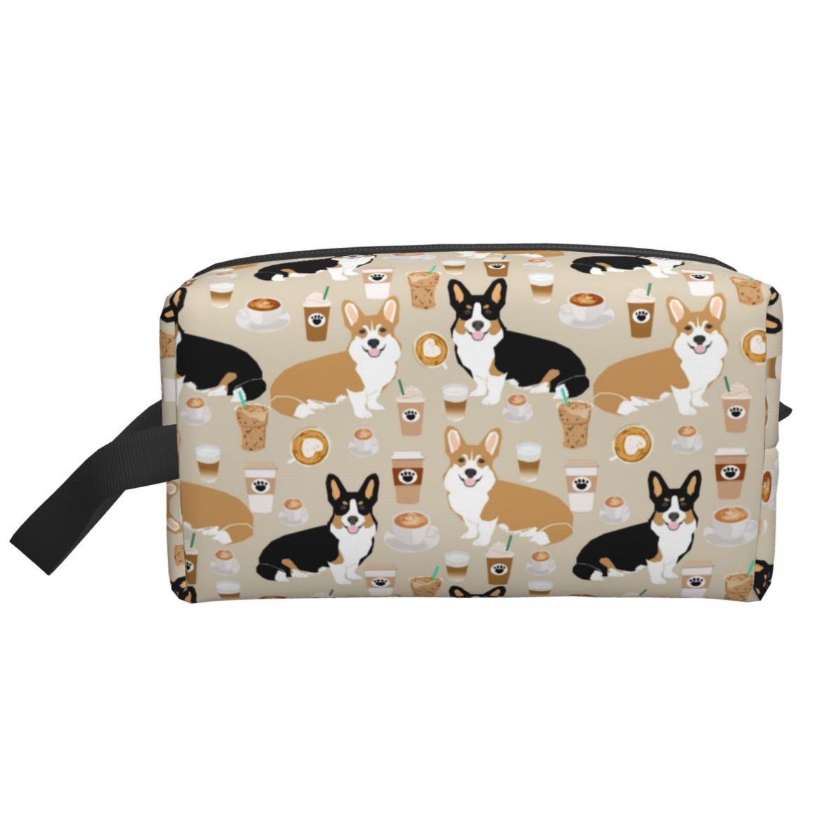 Custom Cute Coffee Welsh Corgi - Coffee Equipment Travel Bag ulasan dan harga