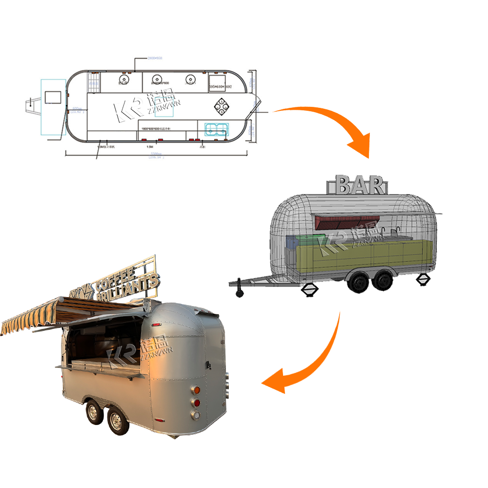 2026 New Design Mobile Food Tr - Coffee Shop Equipment ulasan dan harga