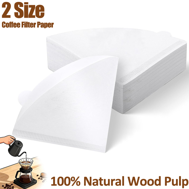 2 Size Coffee Filter Paper V-S - Coffee Equipment Cleaner ulasan dan harga