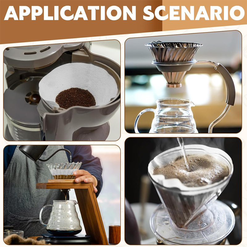 2 Size Coffee Filter Paper V-S - Coffee Equipment Cleaner ulasan dan harga