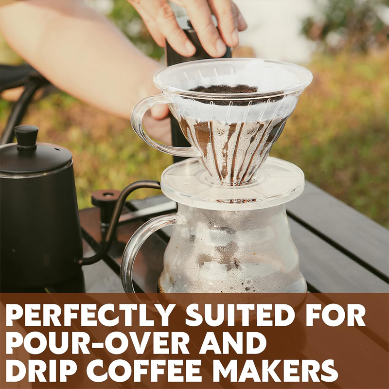 2 Size Coffee Filter Paper V-S - Coffee Equipment Cleaner ulasan dan harga
