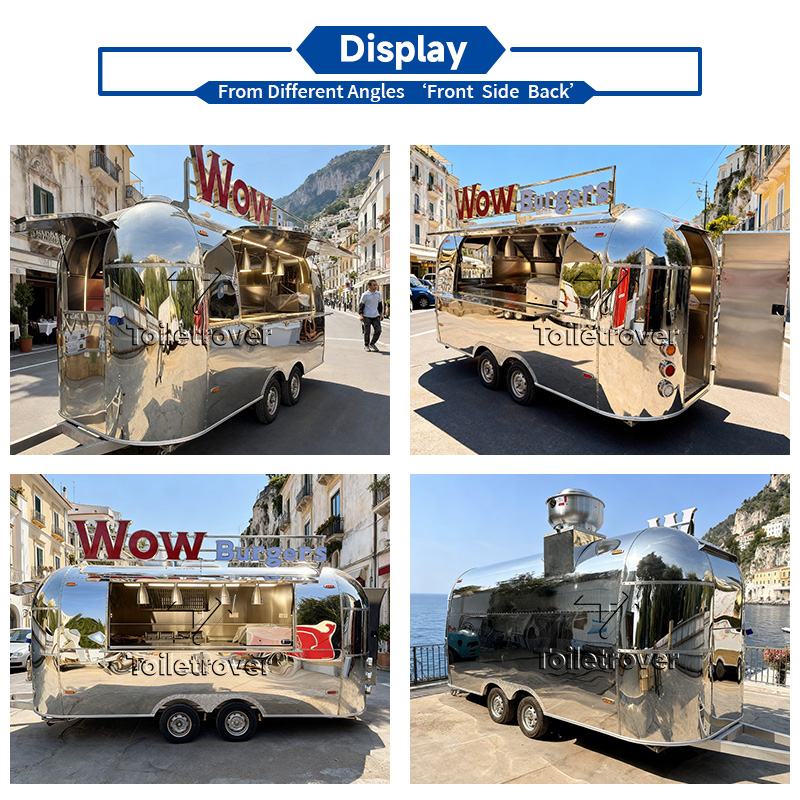 Stainless Steel Food Trailer F - Coffee Equipment China ulasan dan harga