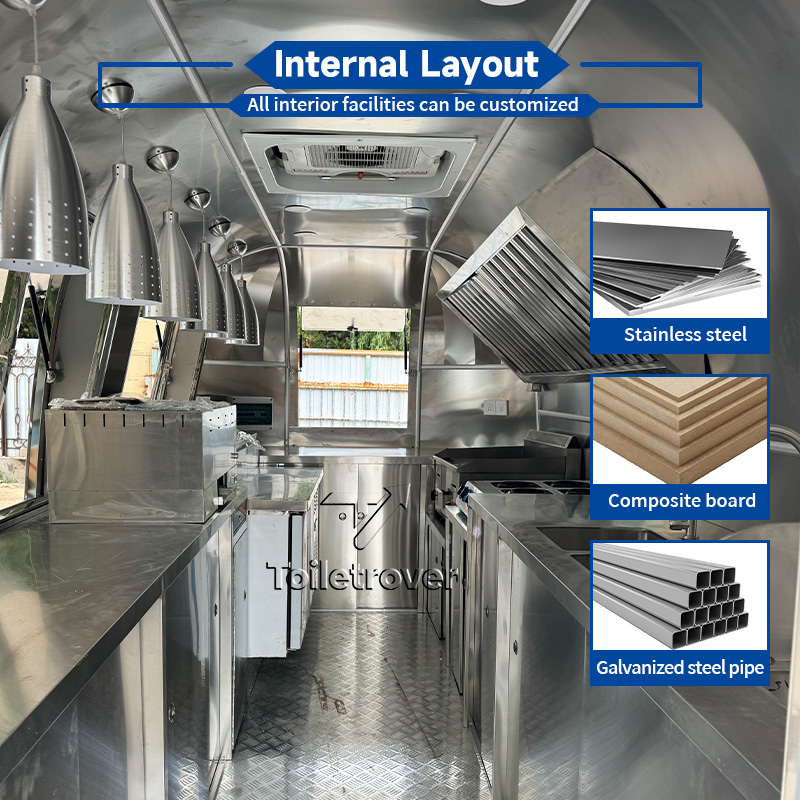 Stainless Steel Food Trailer F - Coffee Equipment China ulasan dan harga