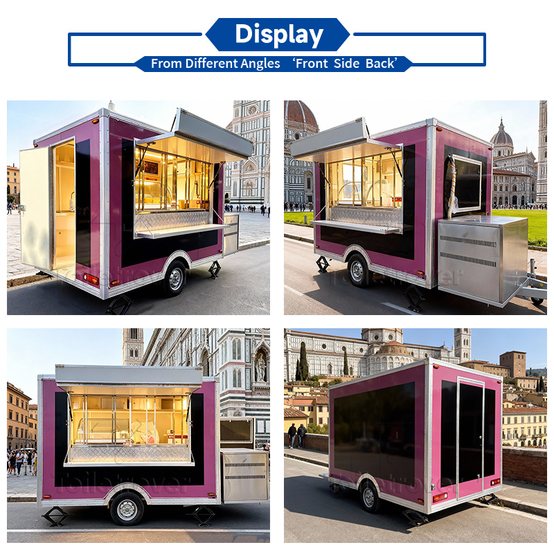 Outdoor Mobile Food Truck Trai - Coffee Equipment China ulasan dan harga