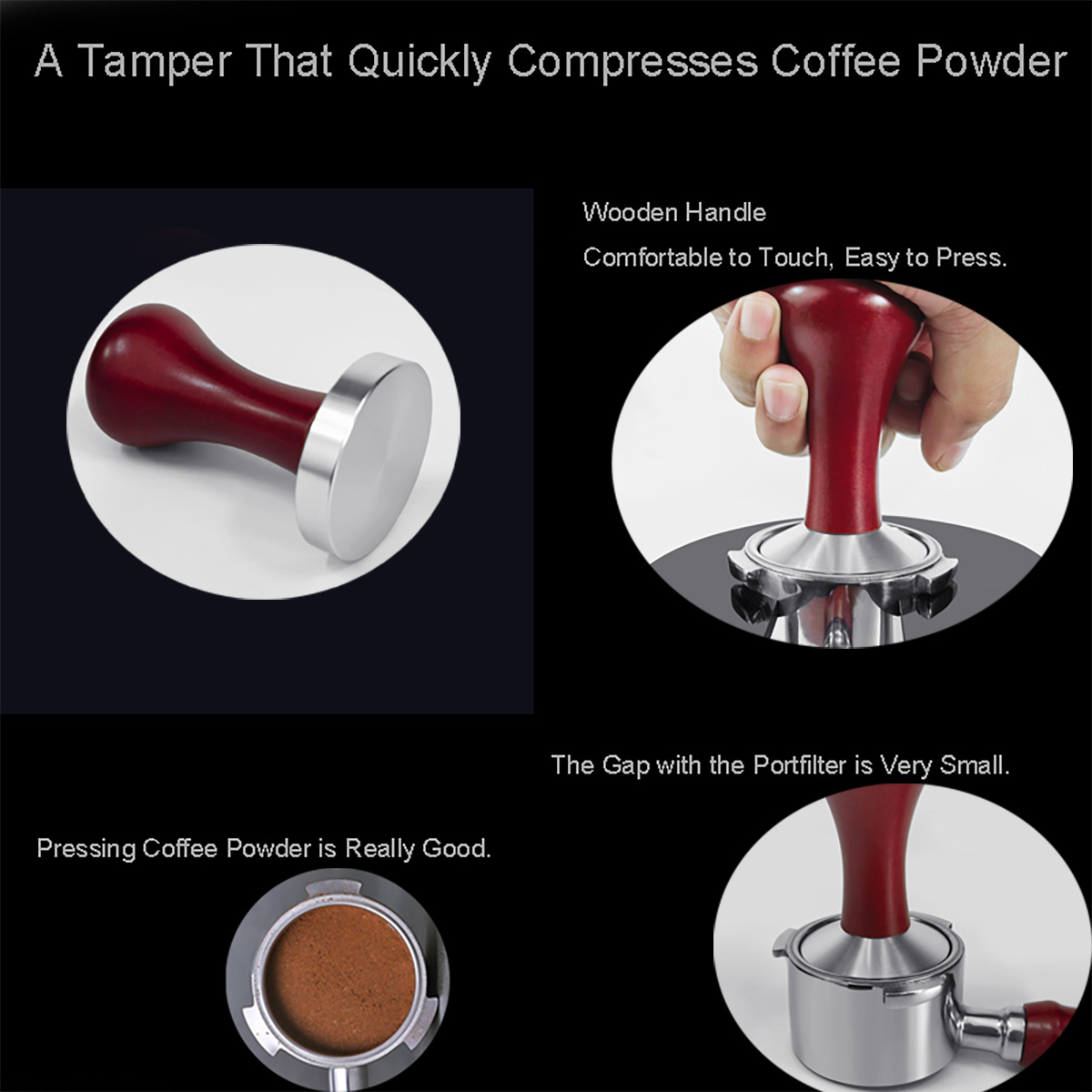 51mm 53mm 58mm Espresso Tamper - Coffee Shop Equipment ulasan dan harga
