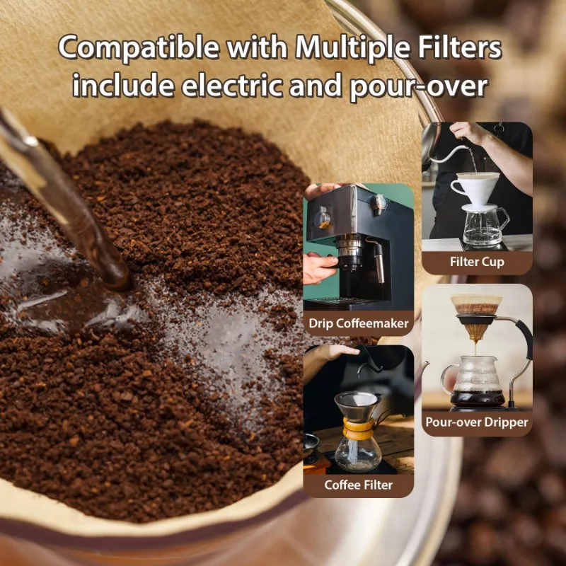 Wood Pulp 02 Cone Filter Pour  - Coffee Equipment Cleaner ulasan dan harga